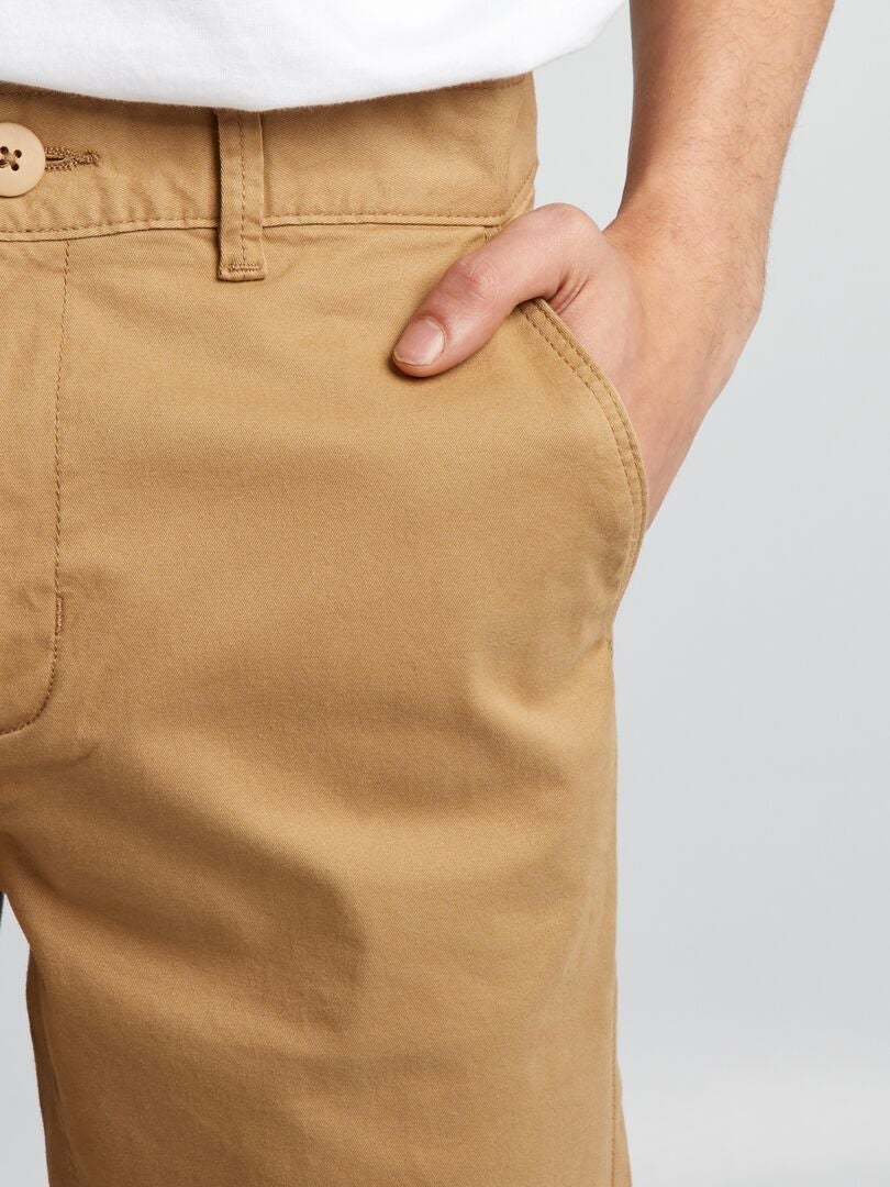 Effen chino's - BEIGE