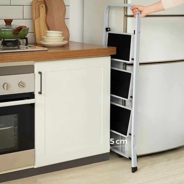 Klapptritt GSL03WT mit 3 Stufen, weiß