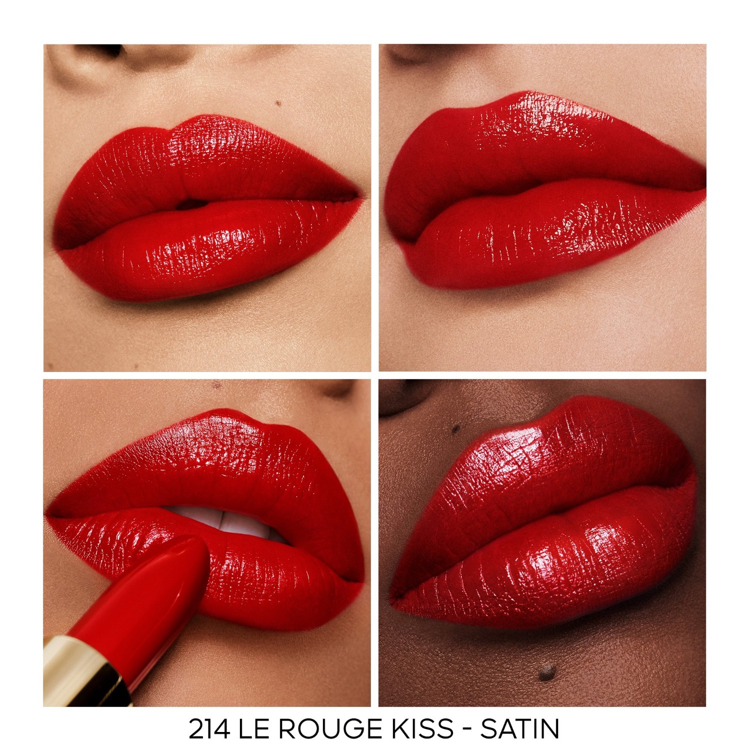 Náhradné balenie rúžu Guerlain Lipstick Rouge G – saténový finiš – 3,5 g