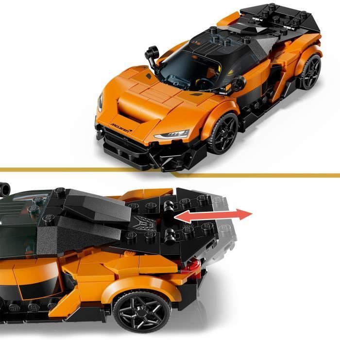LEGO Speed Champions 77257 McLaren W1 - Macchinina arancione per bambini e bambine dai 9 anni in su