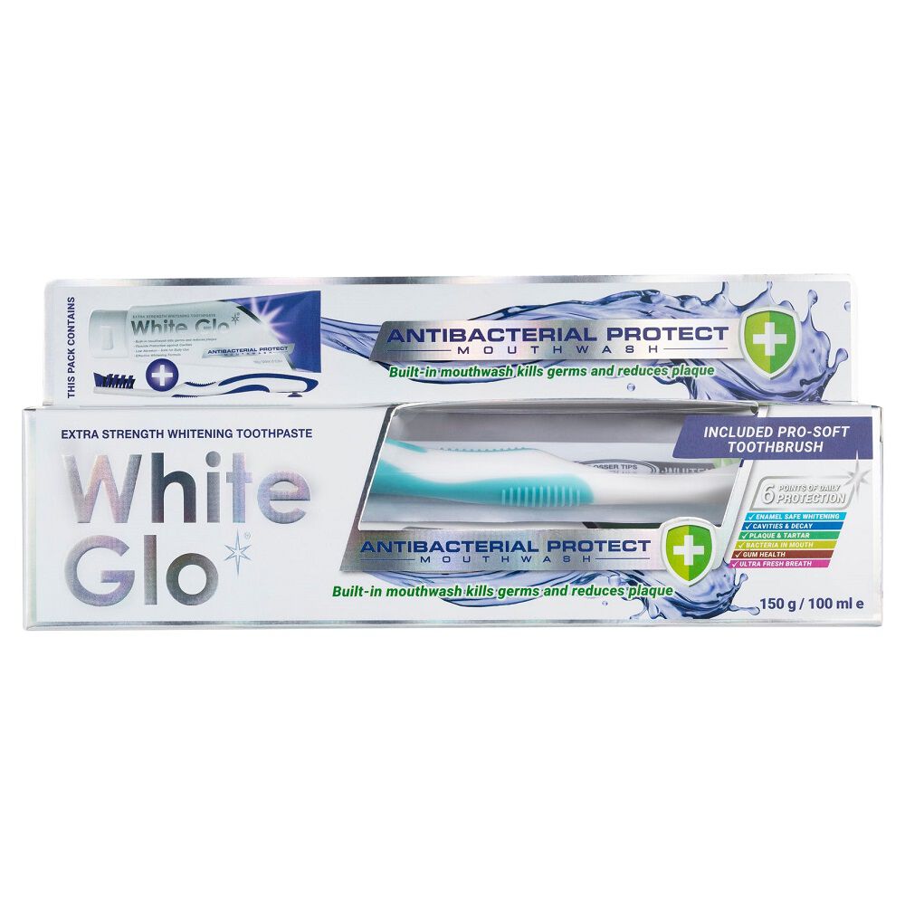 White Glo Antibakteriellt Skyddande Munskölj