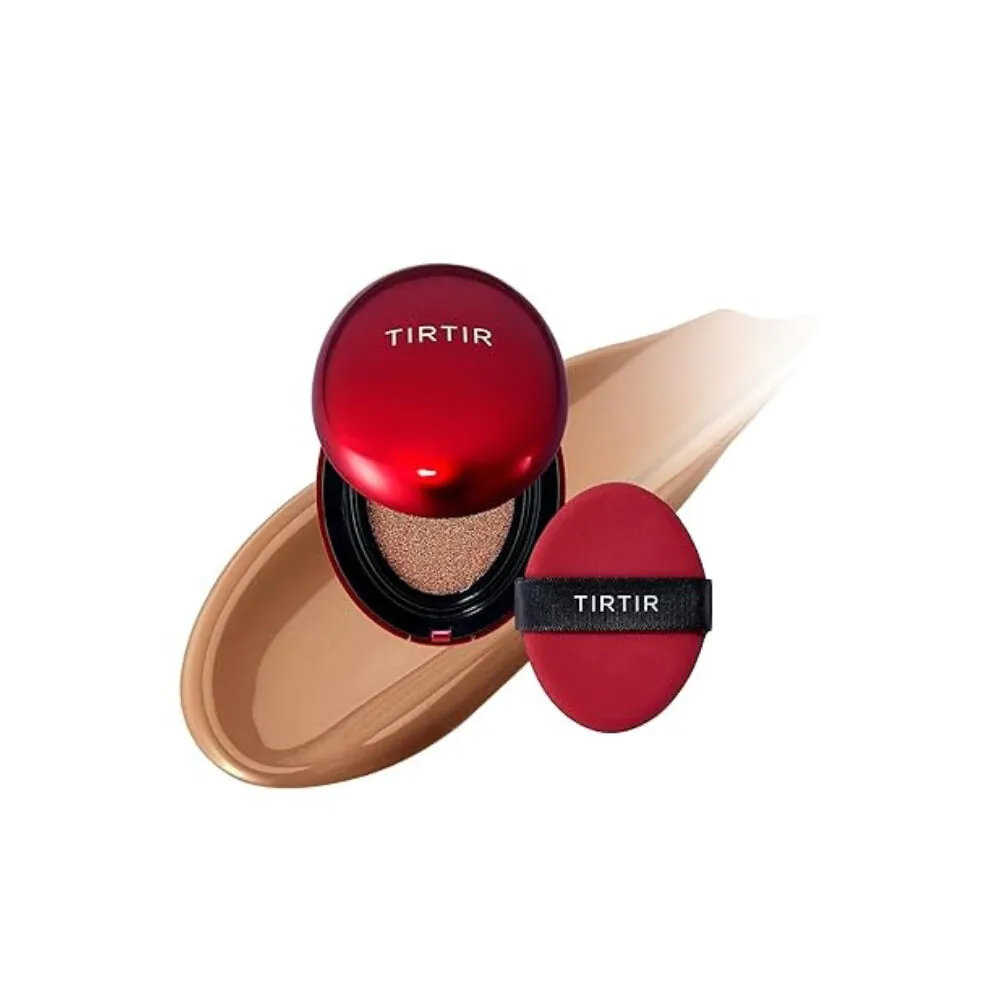 Tirtir Mask Fit Red Mini Cushion Podkład w gąbce SPF40 PA++, 37C Almond