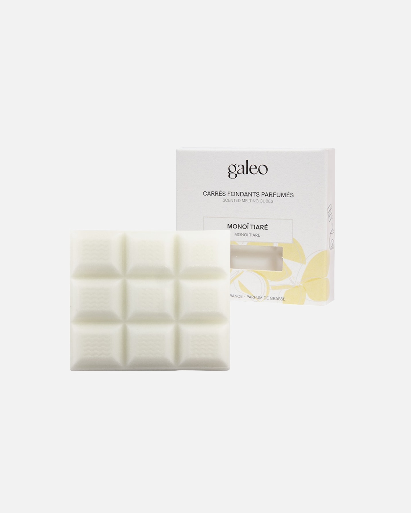 Galeo Carrés fondants parfumés monoï tiaré