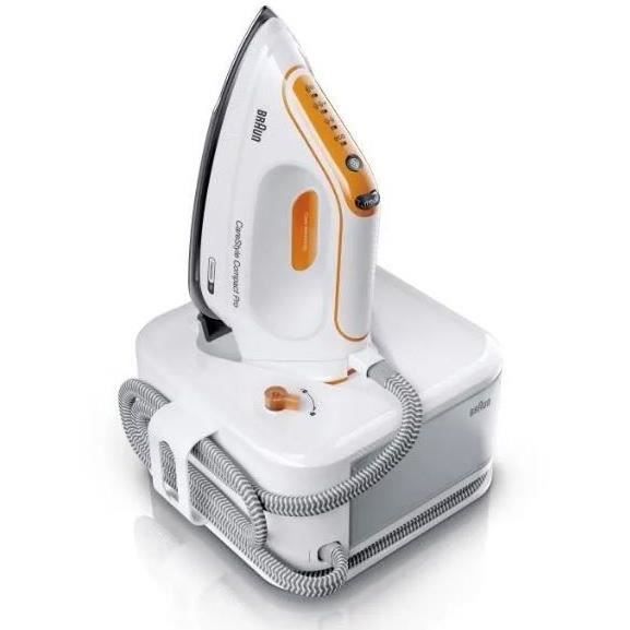 Ferro a vapor BRAUN IS2561WH - Carestyle Compact Pro com gerador de vapor - 6 barras