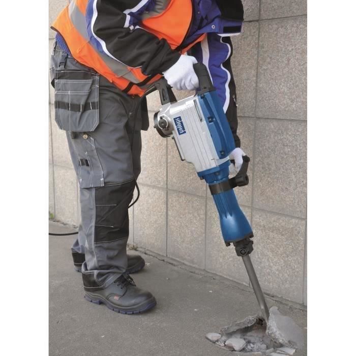 SCHEPPACH AB1600 sloophamer - 1600W, 50 joules, 2 beitels en metalen koffer