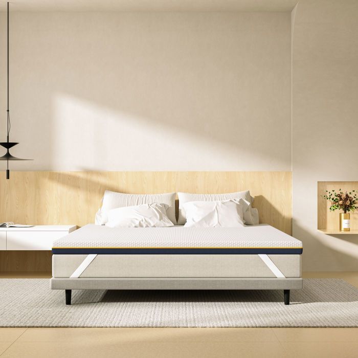Dewinner Matratzenauflage, 180 x 200 x 7,5 cm, Memory-Schaum, ergonomisch, Öko-Tex-zertifiziert, weicher und atmungsaktiver Stoff