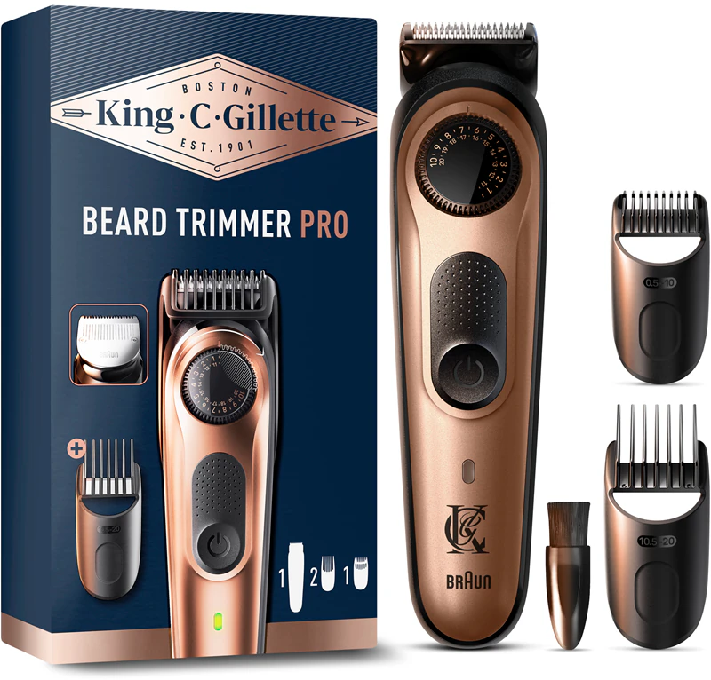 Aparador de barba Gillette King C. PRO para homens