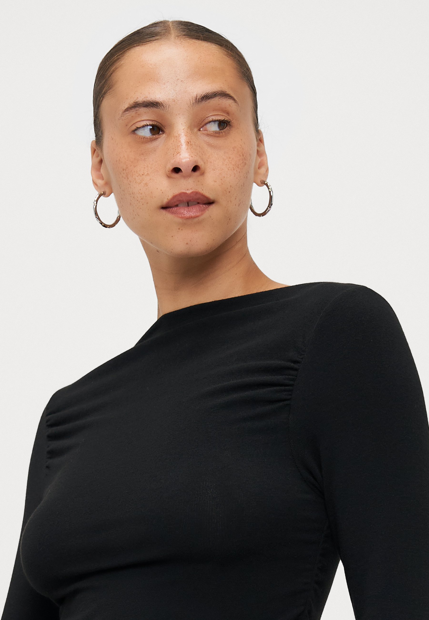 ONLY Petite ONLGLAMOUR - Top met lange mouwen - zwart