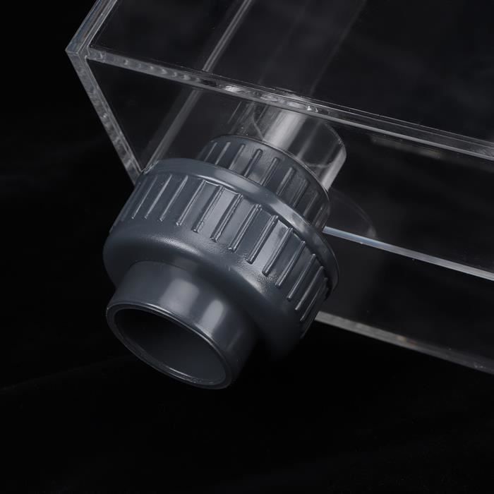 Boîte de débordement de siphon d'aquarium SURENHAP - Acrylique - Rectangulaire - Filtre