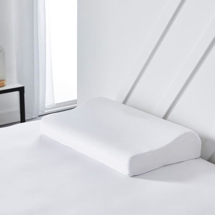 Almohada ergonómica ESSENTIAL - HOY - Blanca 50x30 cm