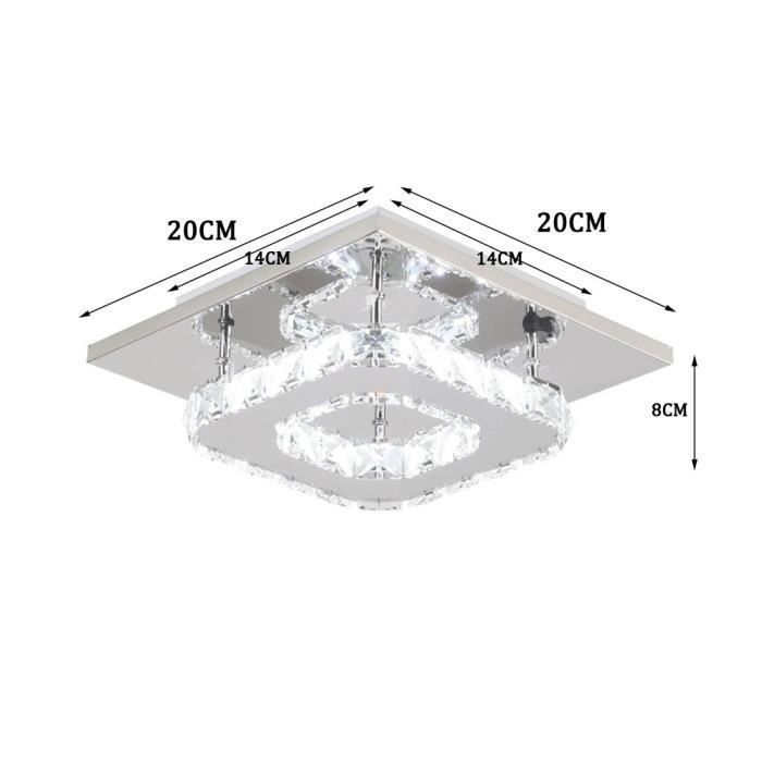 Kristall-LED-Deckenleuchte - WOTTES - 40W - Gelb - E27