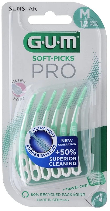 GUM Gum Soft Pick Pro Medium, 12 Stück