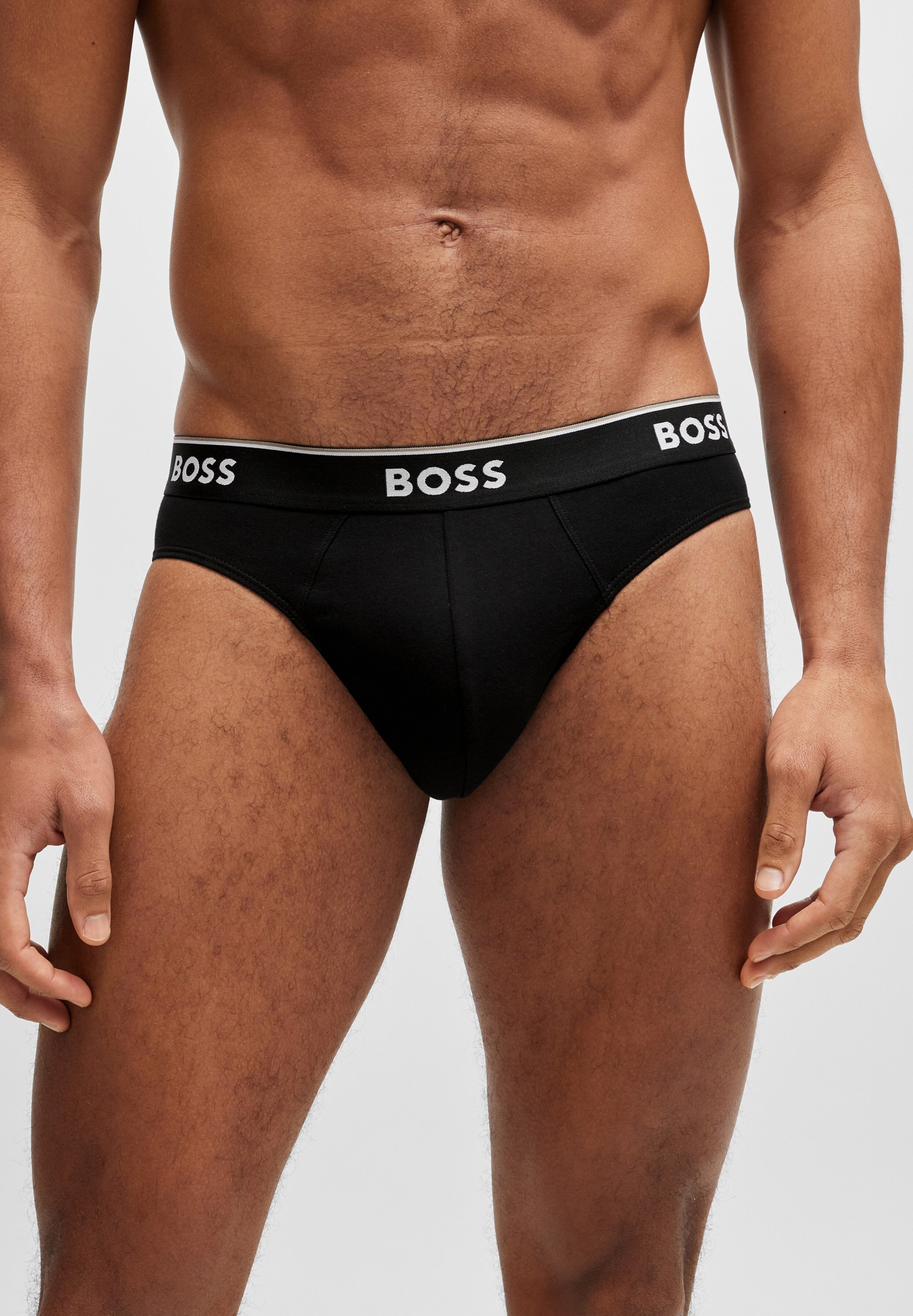 BOSS BRIEF POWER 3 PACK - Chiloți - black