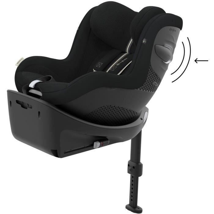 Cybex Sirona G Gold Car Seat - 61 to 105 cm - Birth up to 19 kg - 3 months to 4 years - Moon Black (Plus) NEW