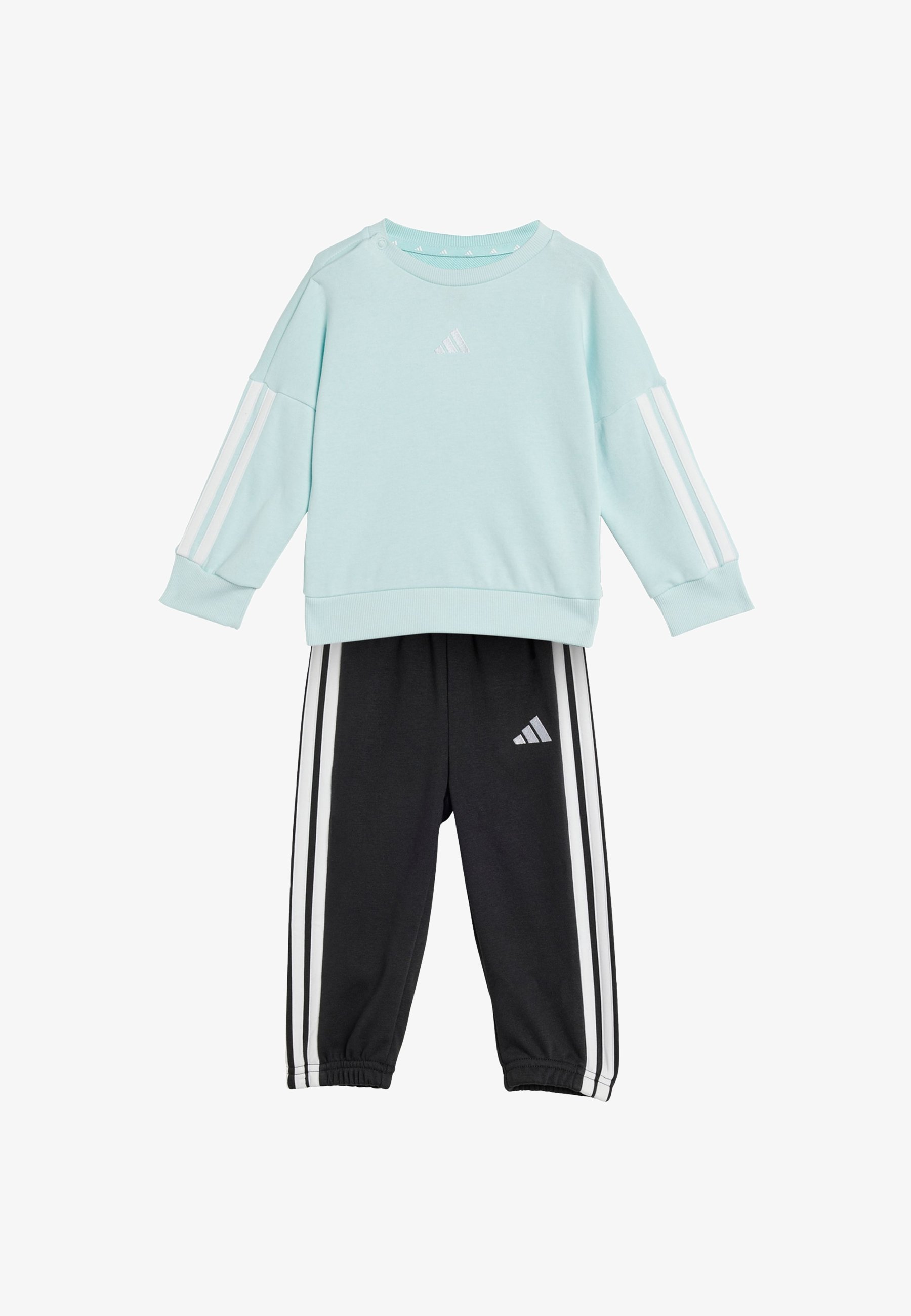 Completo da jogging adidas Originals 3S FT - Pantaloni - bianco menta halo