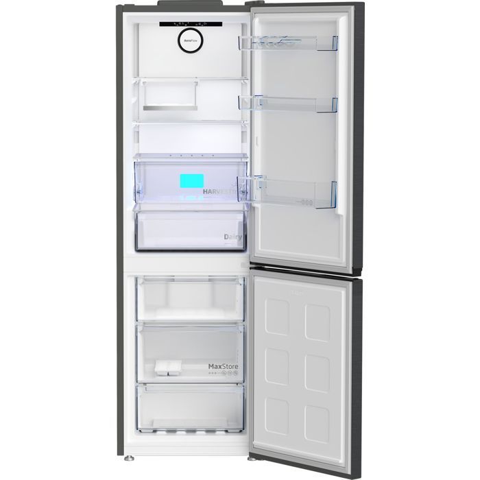 Frigorífico combinado BEKO bPro Serie 500 - B7RCNE367HG - 2 puertas - 316 L - Clase energética B - 59,5 x 66,3 x 186,5 cm - Gris Manhattan