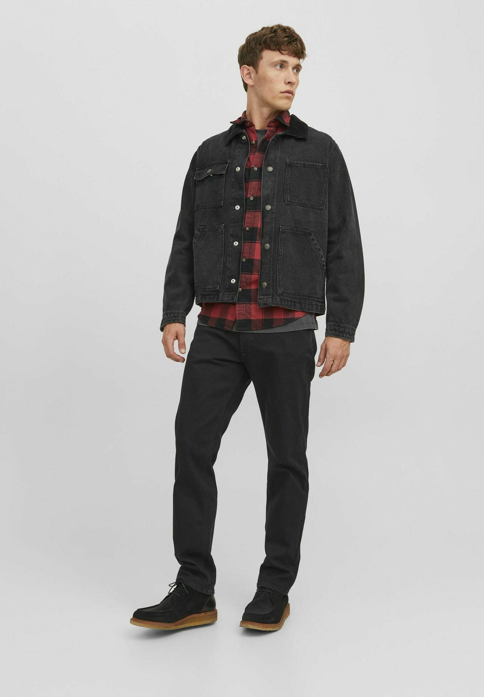 Jack & Jones Clark - Suorat farkut - musta denim