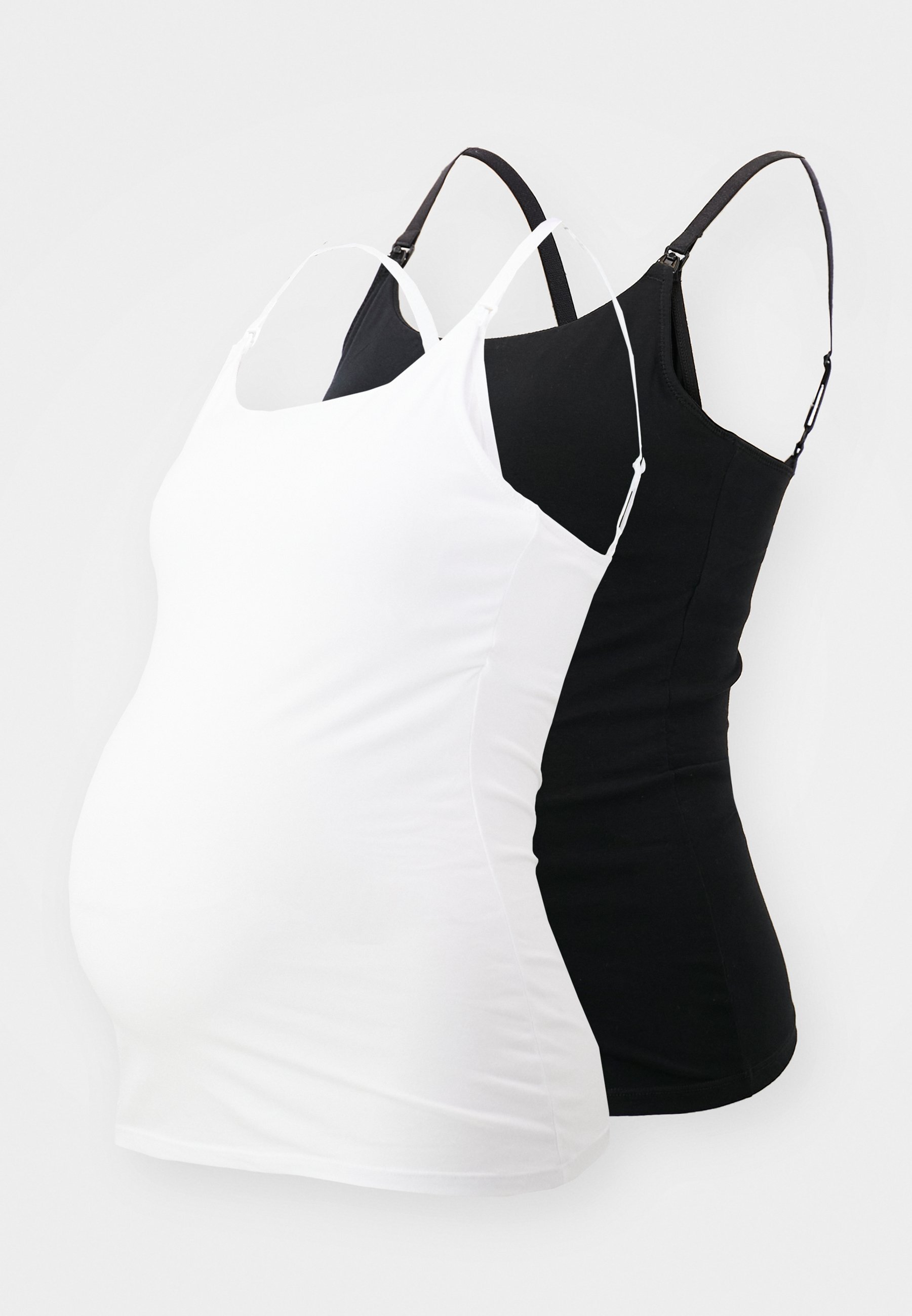 Lindex Verpleegkundige Cami 2-pack - Onderhemd - zwart/wit