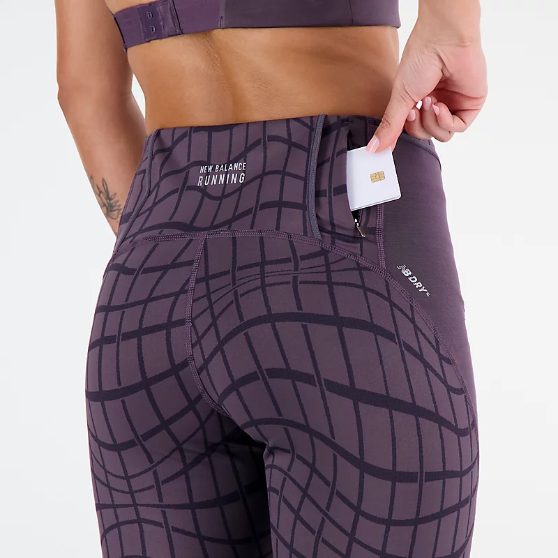 Hardloopbroek met impactprint voor dames - INTERSTELLAR