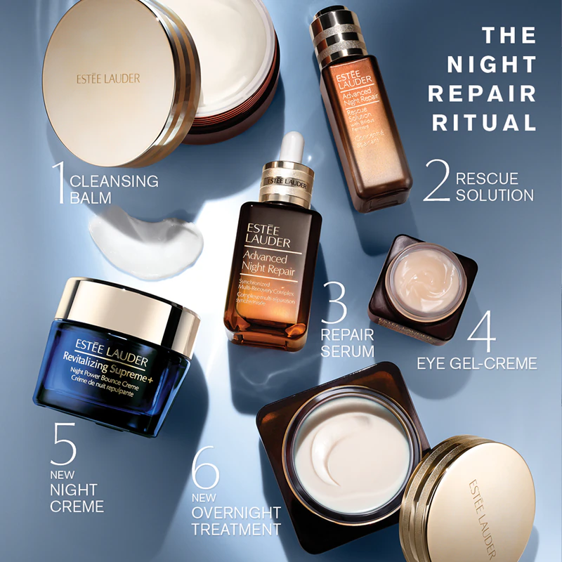 Estée Lauder Advanced Night Repair Feuchtigkeitsspendende Anti-Falten-Nachtcreme über Nacht