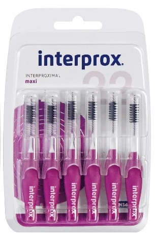 INTERPROX Interprox Maxi 6 cepillos interdentales morados