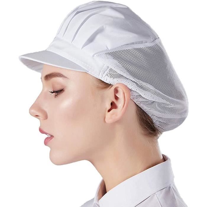 Chef's Beret - Unisex - 3-Piece Set - Breathable Mesh - Comfortable - Adjustable