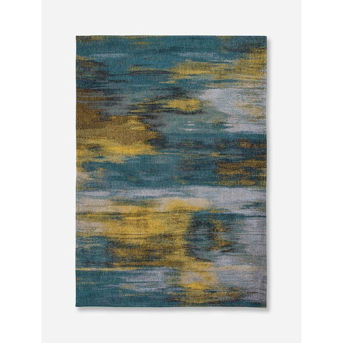 Monetti design - Atlantic eigentijds vloerkleed - Waterlelieblauw - 170 x 240 cm
