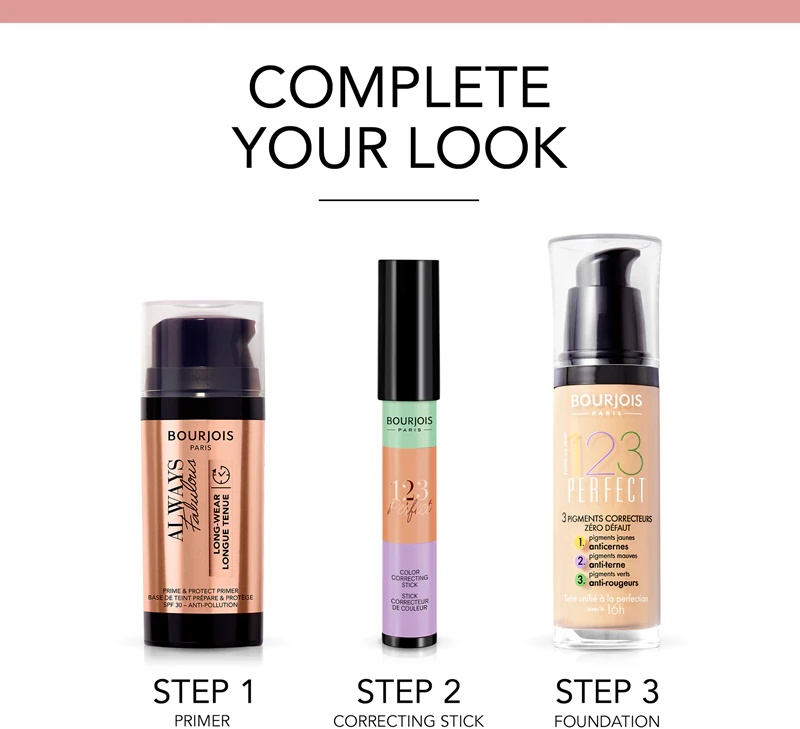 Tekoči puder Bourjois 123 Perfect za popoln videz