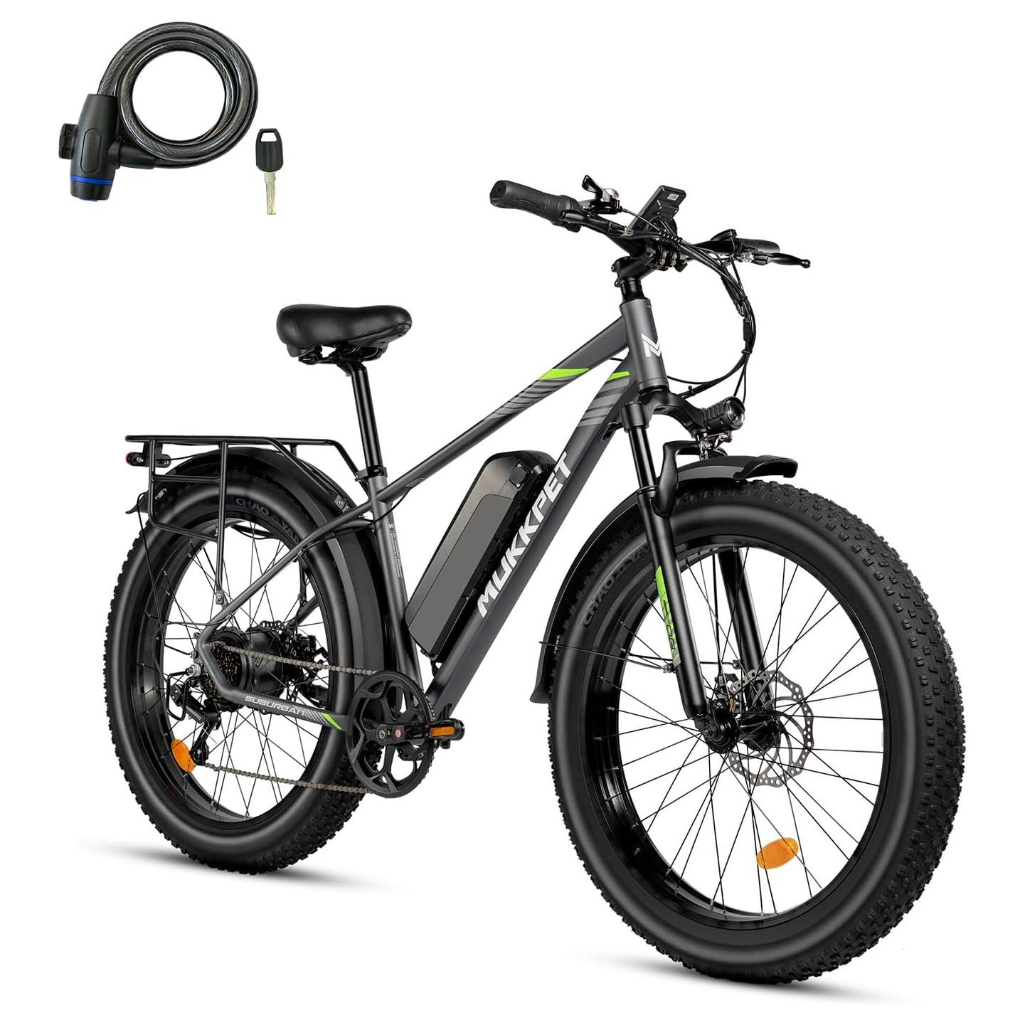 Mukkpet Suburban 750W elektrische fiets voor volwassenen