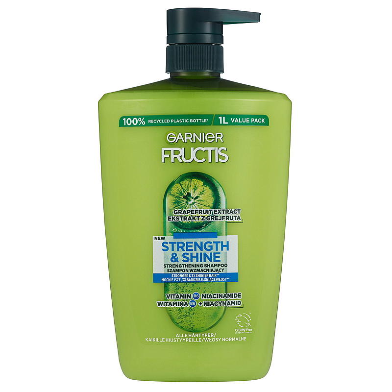 Fructis Fructis shampoo 1 l Styrke og glans