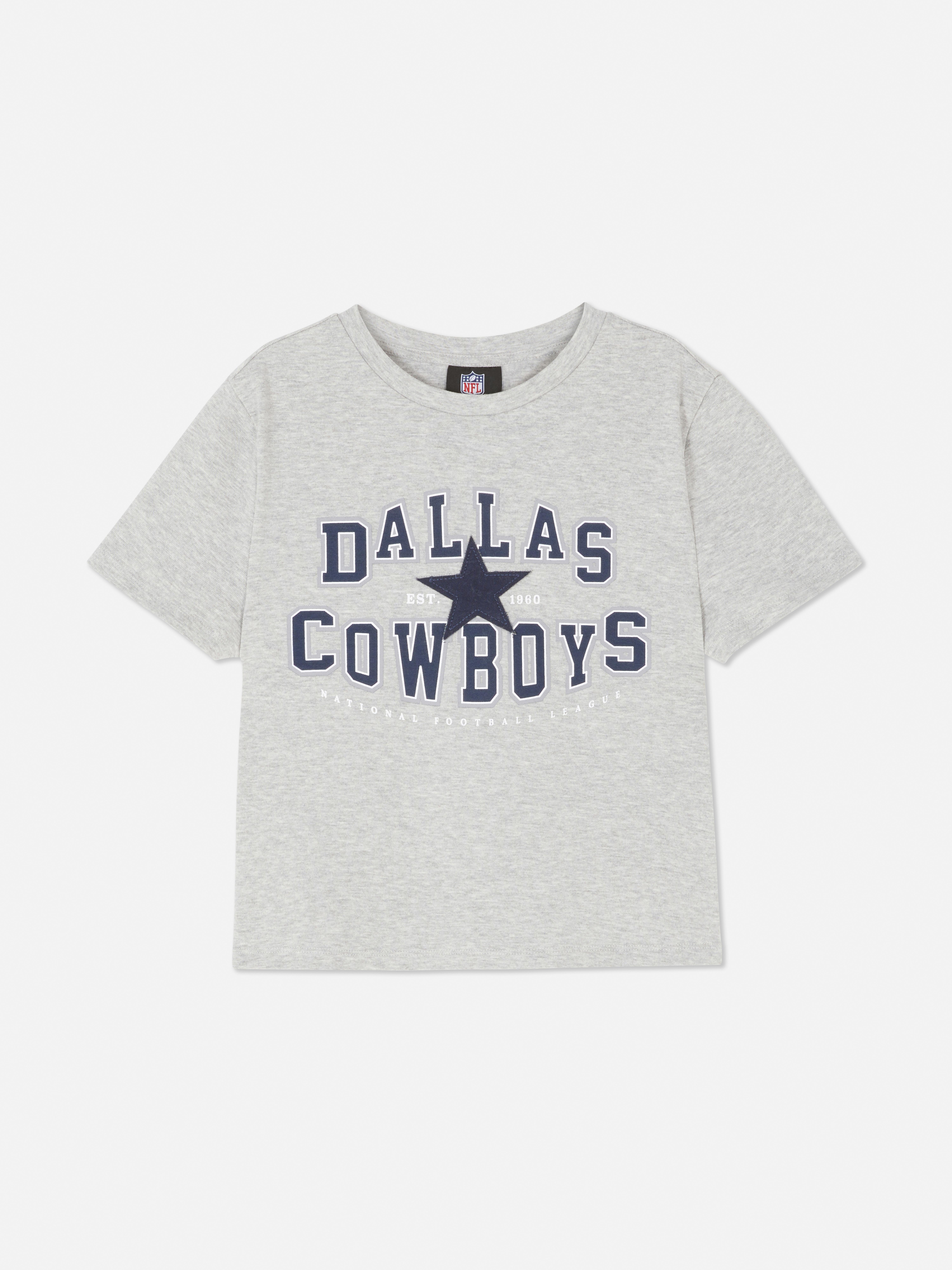 Tricou NFL Dallas Cowboys pentru bebeluși Un tricou cu mânecă scurtă pentru bebeluși cu imprimeuri Dallas Cowboys