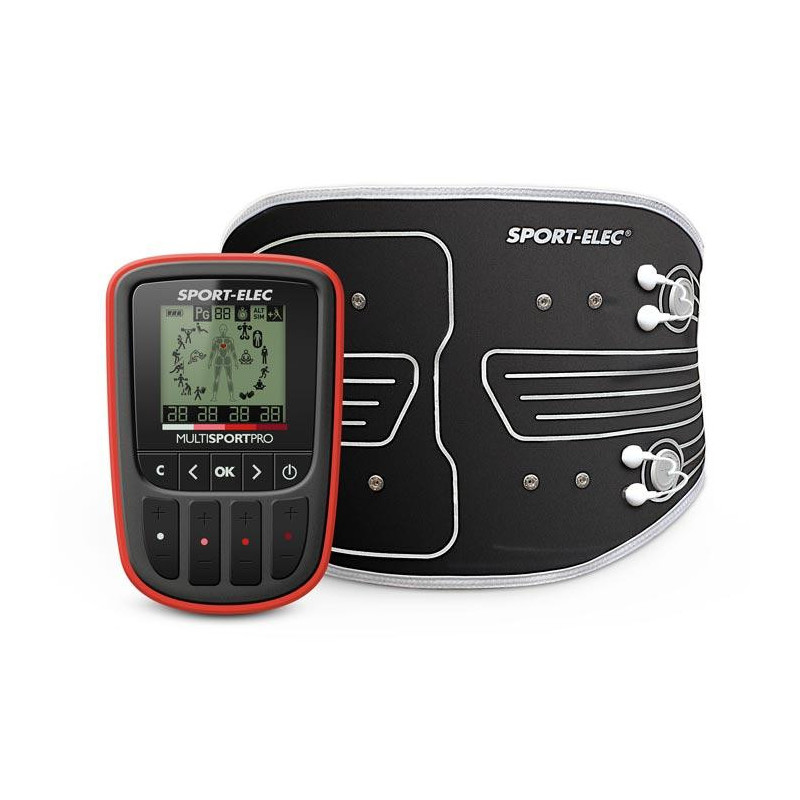 Multisport Pro muskuļu elektrostimulators 4 kanāli 14 programmas Sport-elect