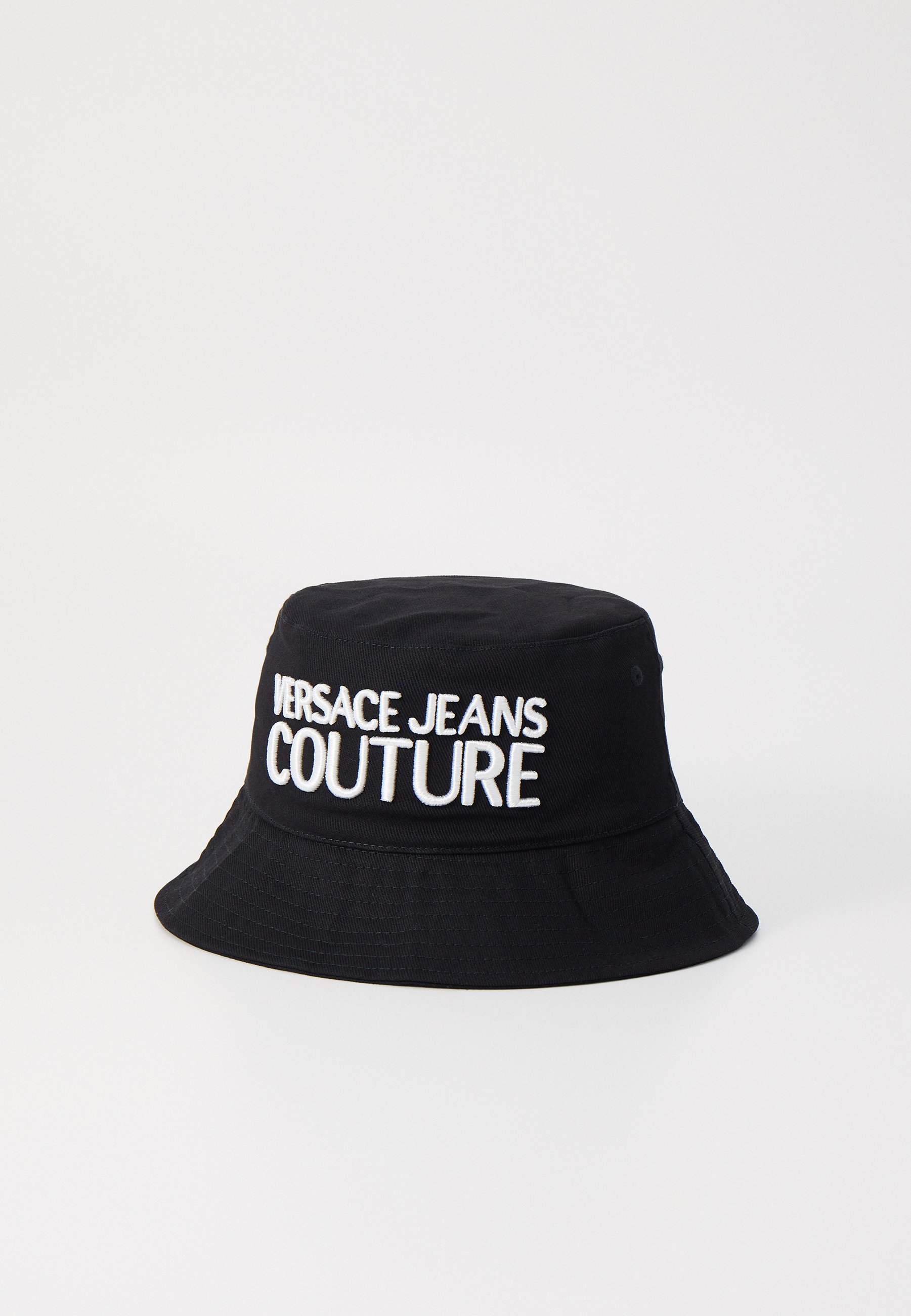 Cappello unisex Versace Jeans Couture con logo ricamato - nero