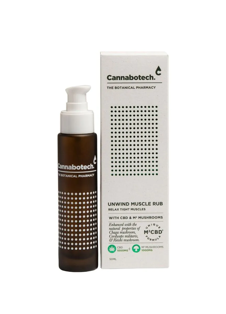 Cannabotech Unwind Muscle Rub Balsam na zmęczone mięśnie