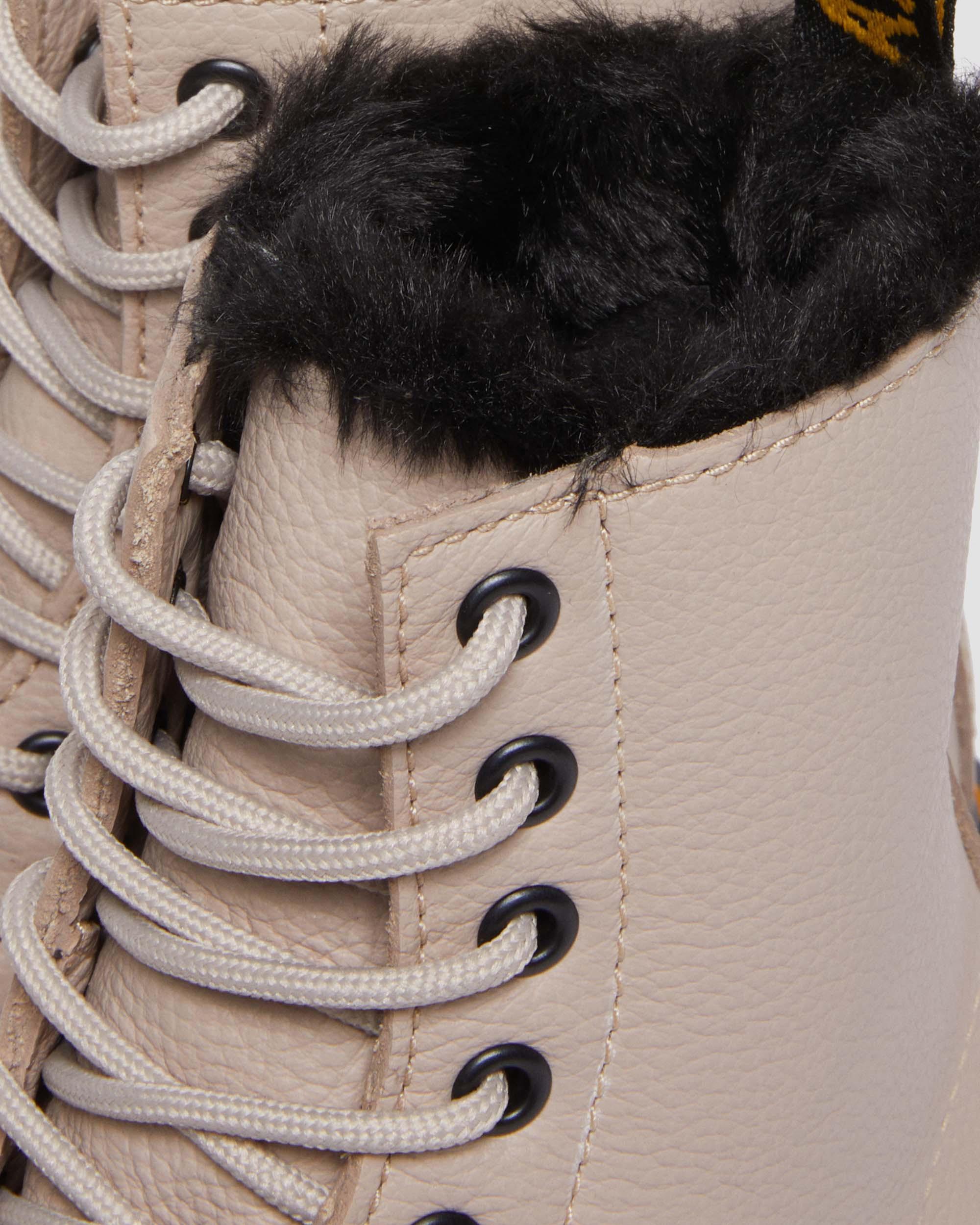 1460 Serena Faux Fur Lined Virginia Lace Up Boots