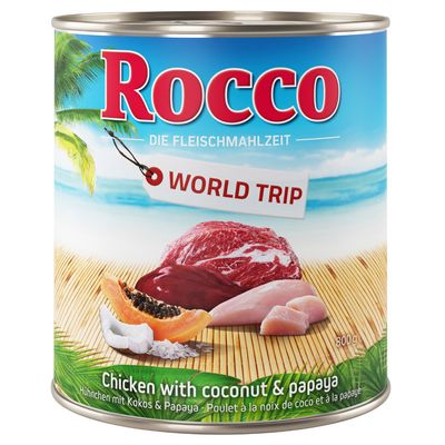 Voyage autour du monde de Rocco : Jamaïque - Poulet à la noix de coco et à la papaye