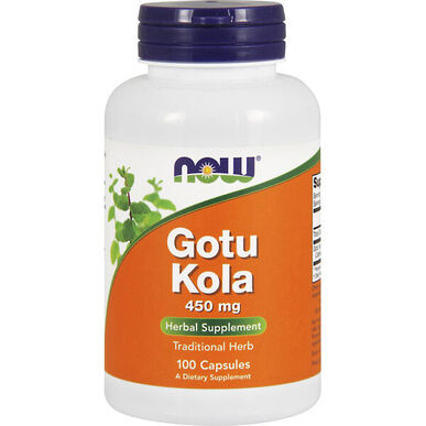 Now Suplemento Cápsulas de Gotu Kola Herbal      100 cápsulas 100 cápsulas