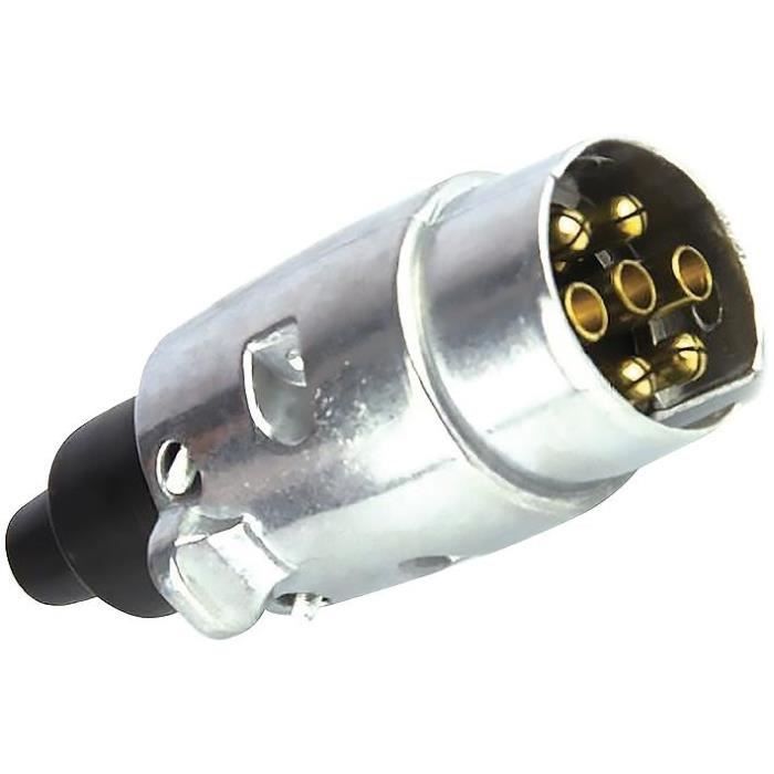 Toma de corriente - GREENVALLE - 12V 7 pines - Metálica - Asimétrica - Exterior