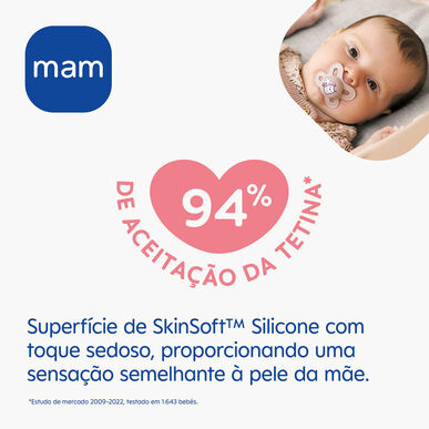 Πιπίλα Mam Original 6M 2 τεμάχια 2 τεμάχια