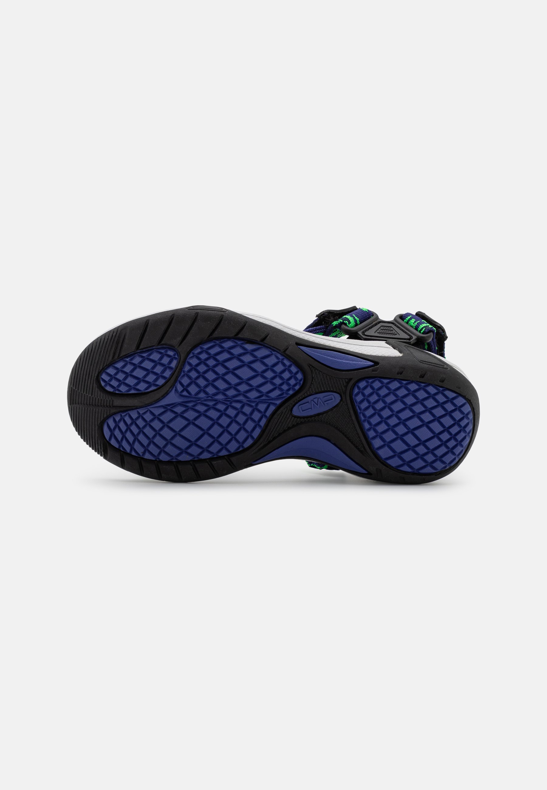 CMP HAMAL - Wandelsandalen - blauw/groen fluo