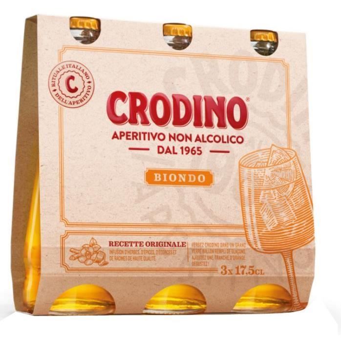 Crodino - Apéritif sans alcool - 9 x 17,5 cl