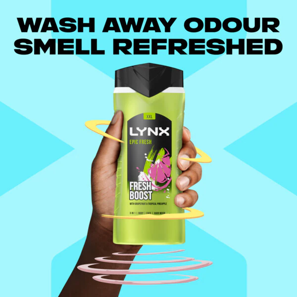 Bagnoschiuma Lynx Epic Fresh 500ml | Uomo | Superdrug