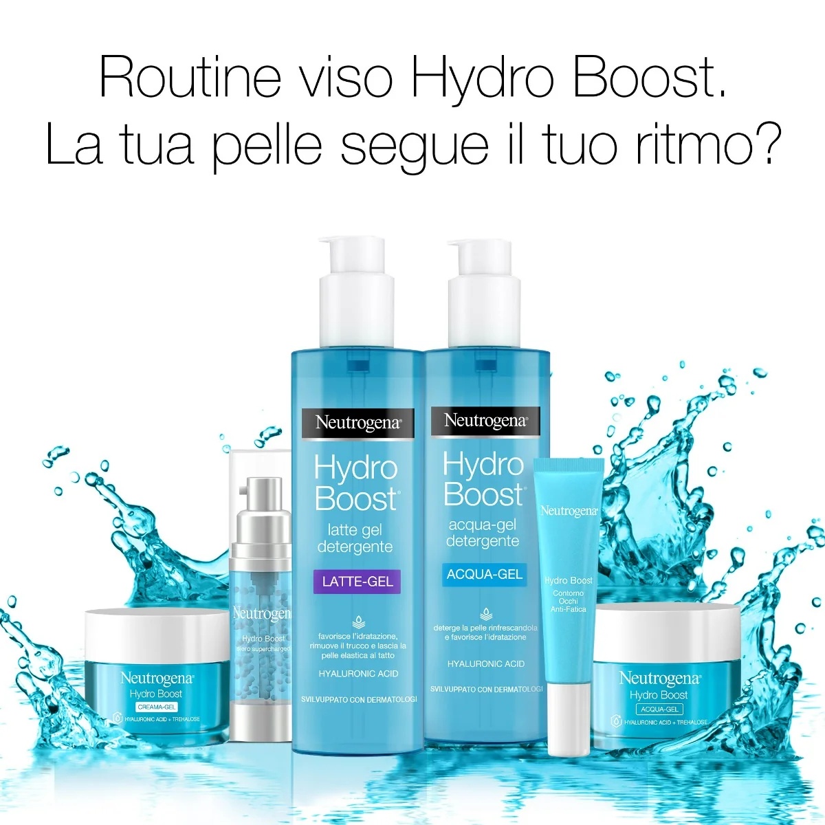Sérum hydratant visage NEUTROGENA Hydro Boost 30 ml à l'acide hyaluronique et à la vitamine E