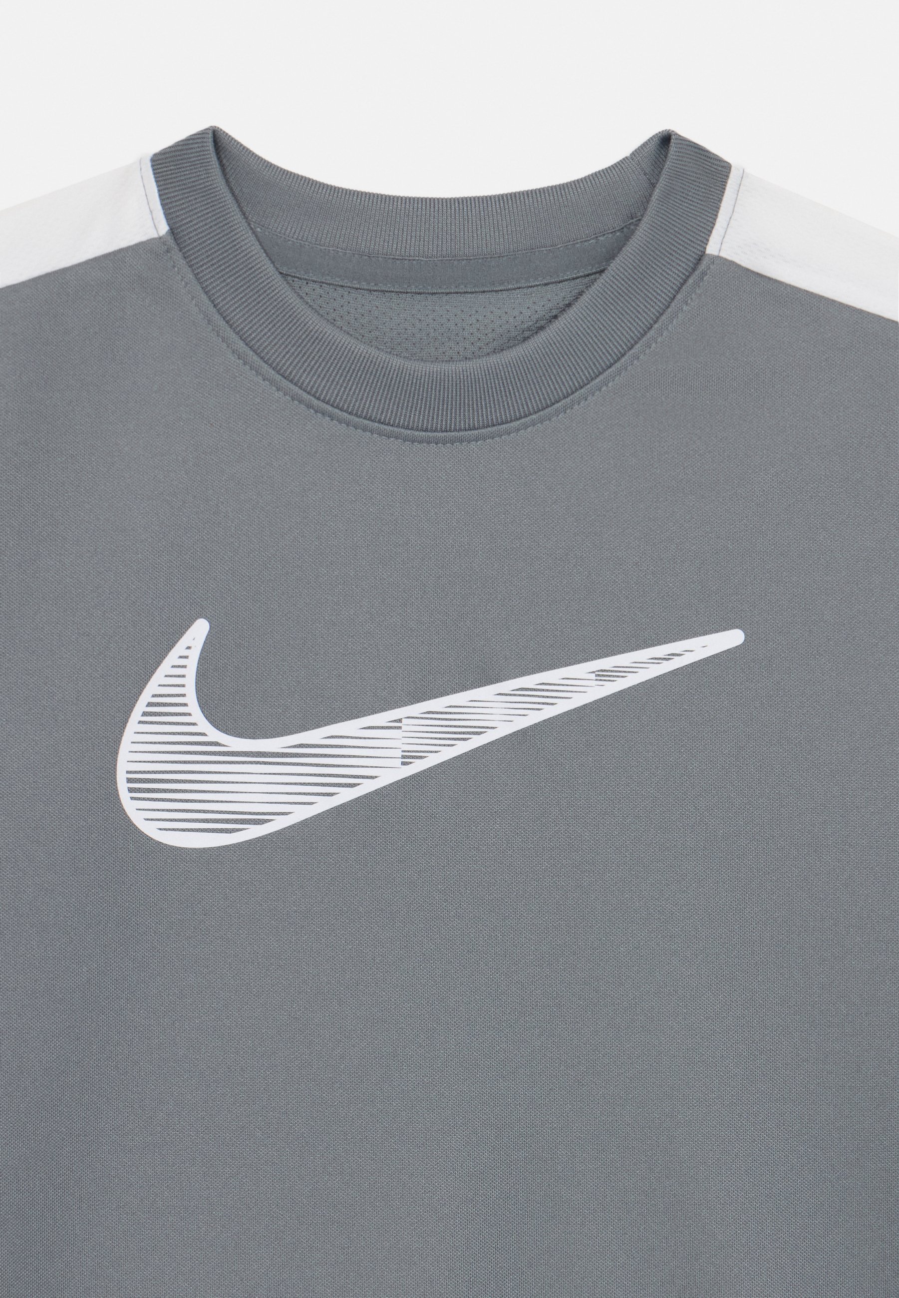 Nike Performance UNISEX sporta T-krekls - dūmu pelēks/balts