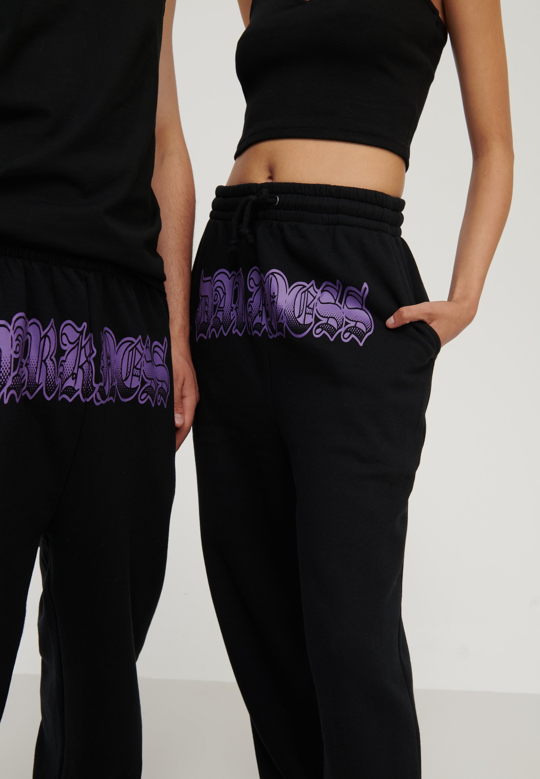YOURTURN UNISEX - Trainingsbroek - zwart