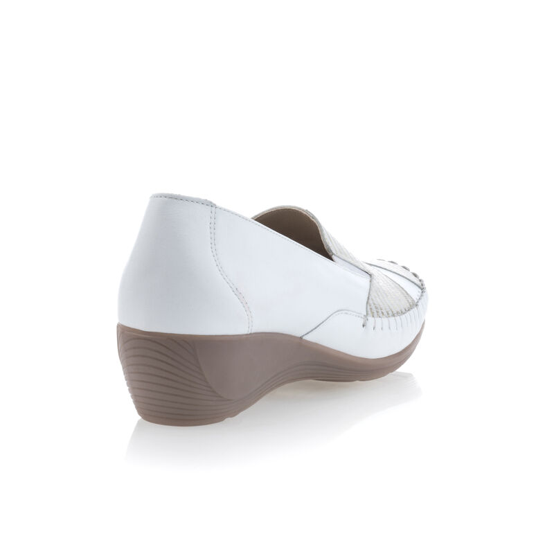 Zapatos blancos cómodos para mujer