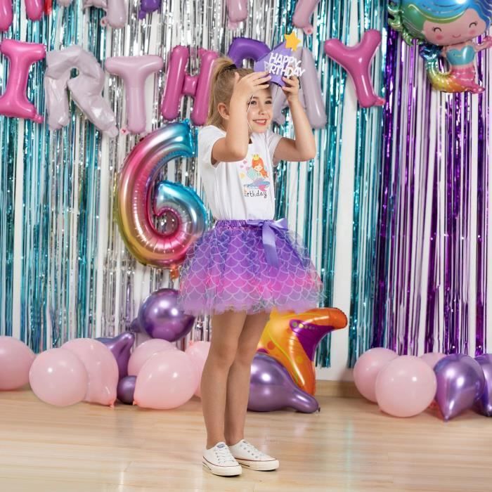 Jupe Tutu à paillettes pour filles couchent avec nœud plissée vêtements de fête RS018