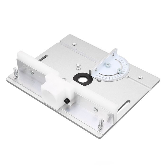 Aluminum Woodworking Insert Base Plate for Metal Router Table Saw - SALALIS