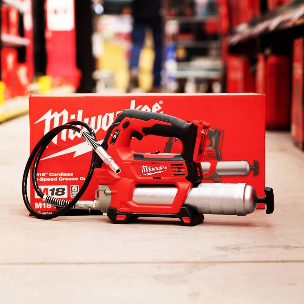 Pistola de graxa sem fio MILWAUKEE 18V de 2 velocidades M18GG-0