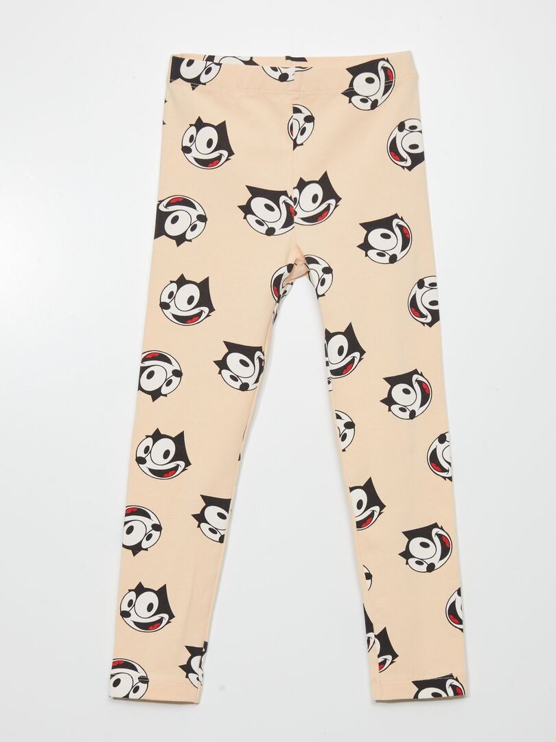 Leggings 'Felix the cat' - BEGE